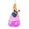 Cody Foster 6.5 Inch Taylor Swift Cupcake Dress Christmas Tree Ornament , Swift Speak Now Era